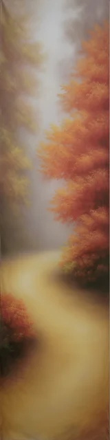 Free aesthetic bookmark featuring an orange hazy twist street